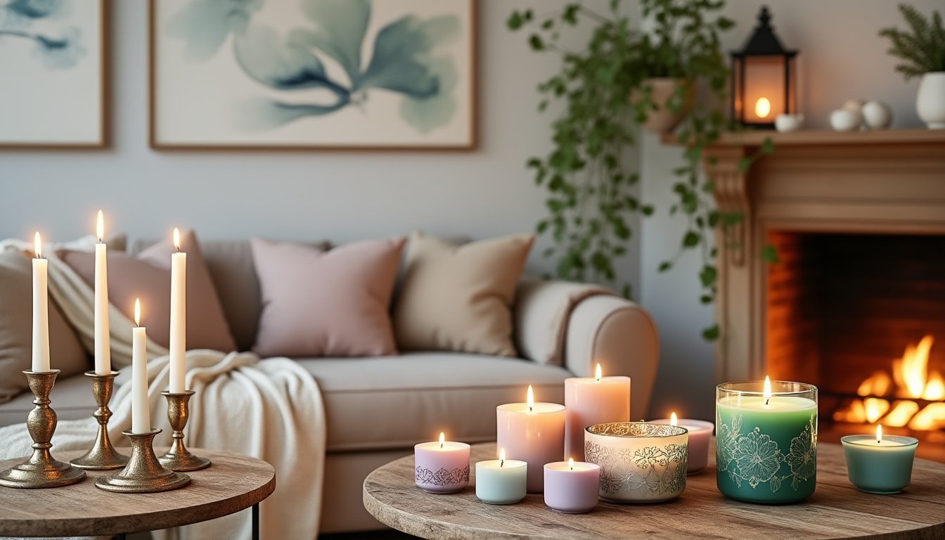 découvrez comment les bougies peuvent transformer votre espace en un havre de paix. apportez chaleur et ambiance à votre intérieur avec des designs variés et des fragrances envoûtantes. sublimez chaque pièce et créez une atmosphère cosy grâce à l'art de l'éclairage aux bougies.